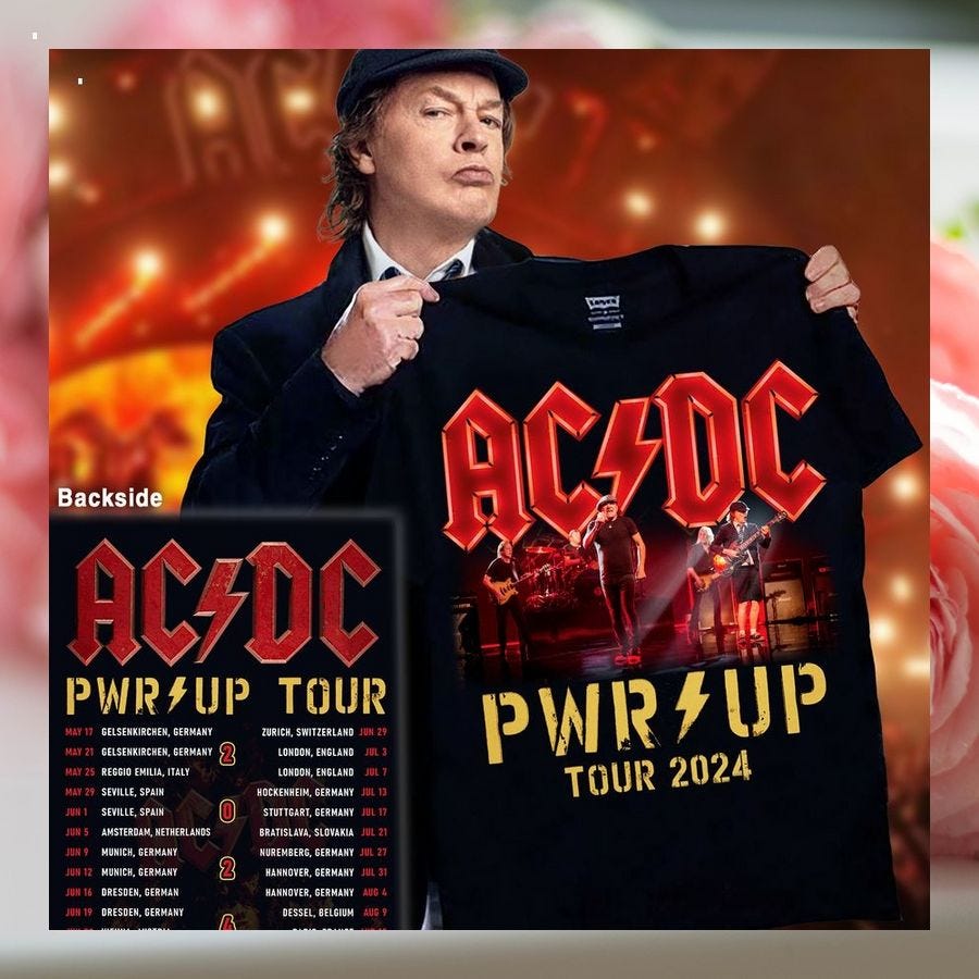 AC DC Power Up Tour TShirt. As a loyal fan of AC/DC, the Power Up… by
