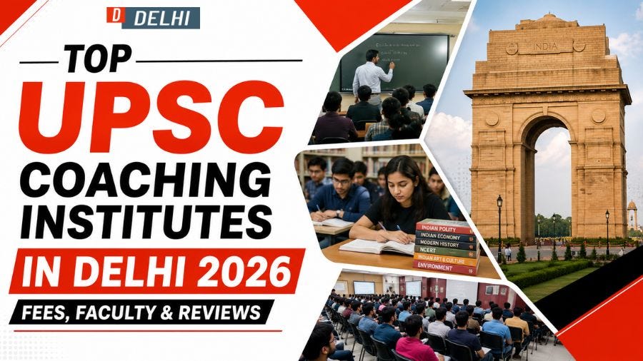 Top UPSC Coaching Institutes in Delhi 2026 — Fees, Faculty & Reviews