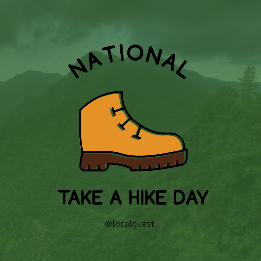 Happy National Take a Hike Day! Anywhere fun you'd like to go