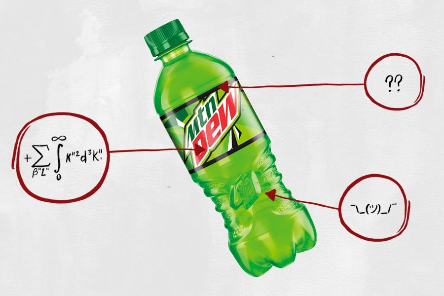 What’s in This? Mountain Dew. All 13 ingredients in this gamer… by