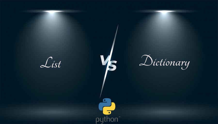 List vs Dictionary Python with Examples - Charoojfatimaarain - Medium