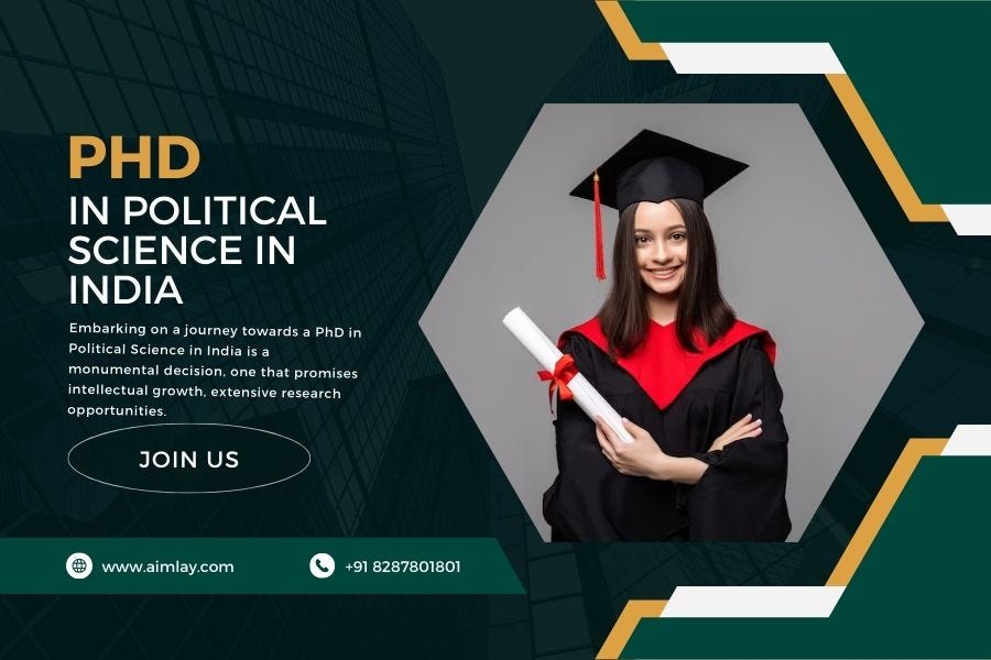 political science phd in india