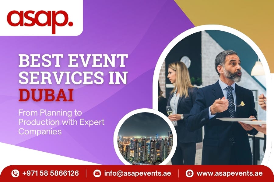 Best Event Services in Dubai: From Planning to Production with Expert Companies
