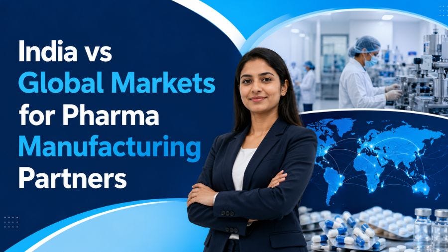 India vs Global Markets for Pharma Manufacturing Partners