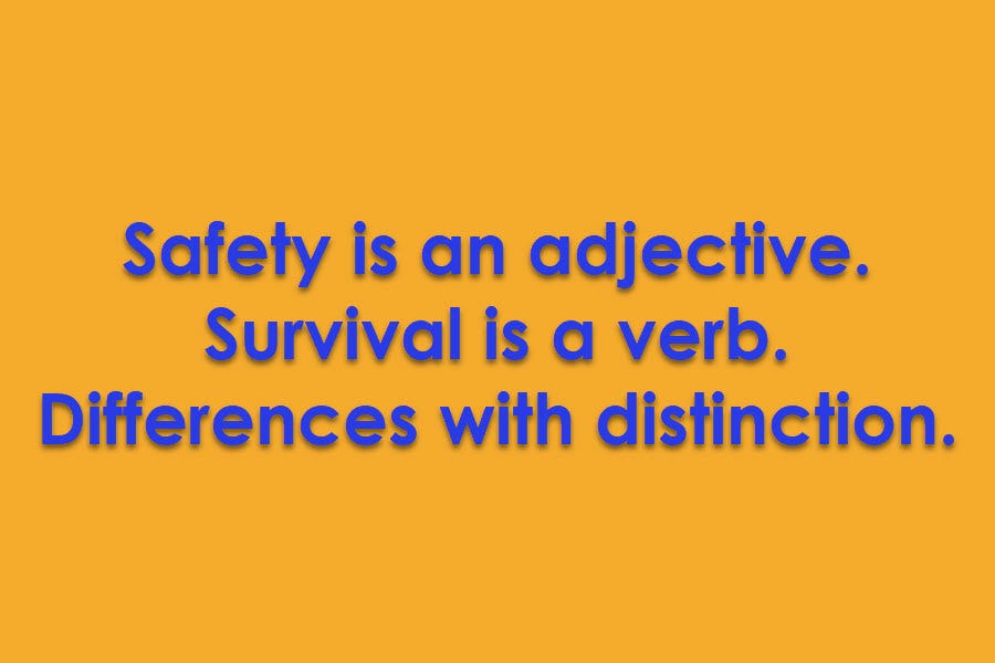 Embracing the Dynamic: Understanding Safety as an Adjective and