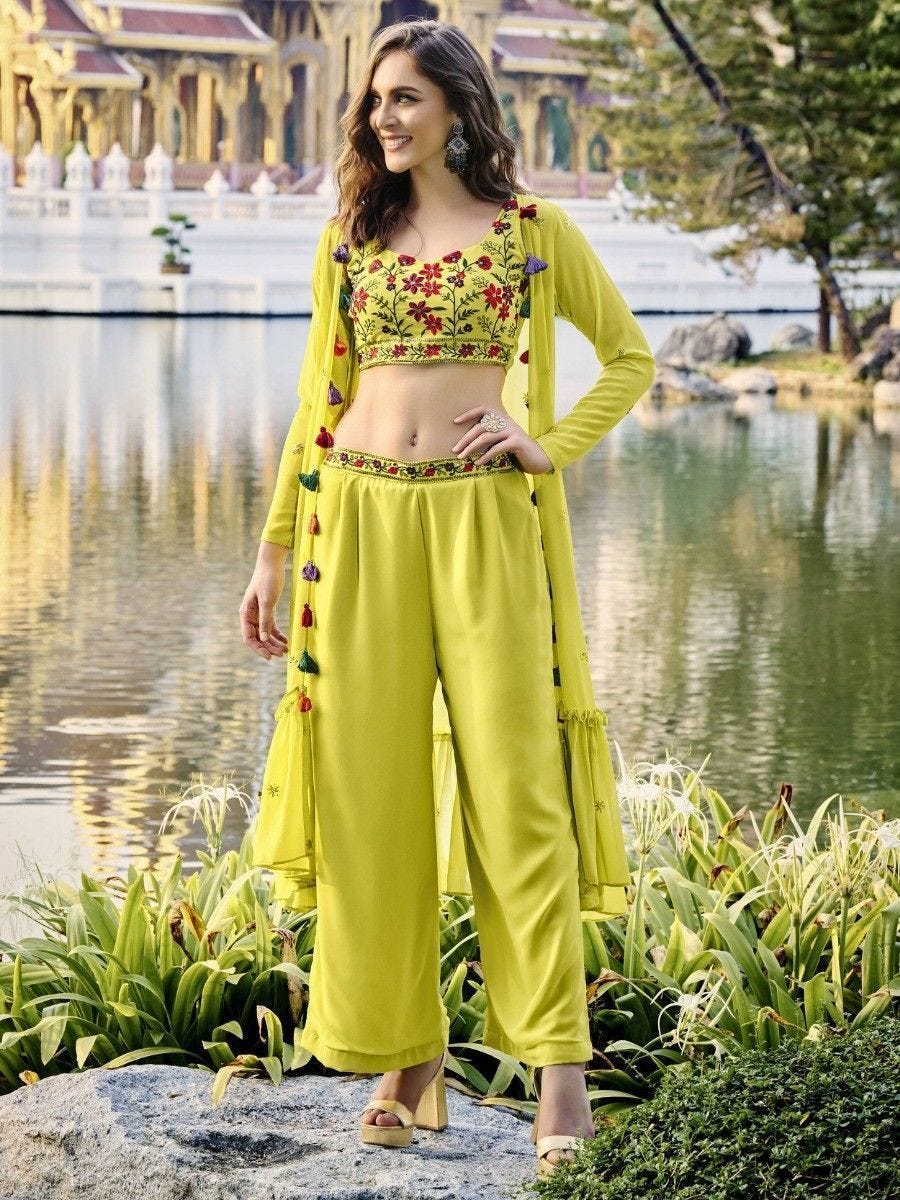 Palazzo suit cheap with jacket