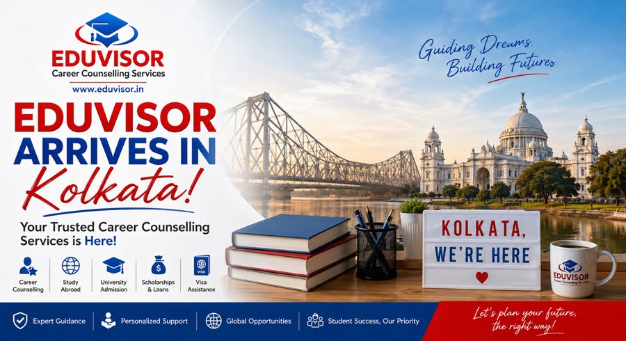 Eduvisor Arrives in Kolkata: Your Trusted Career Counselling Services Are Here!