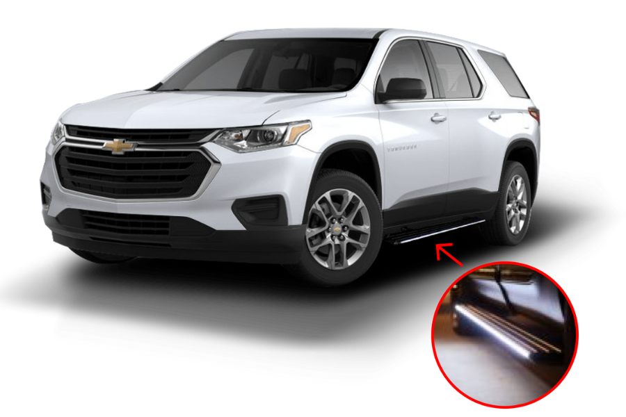 Enhance Your Ride with Our Automatic Running Boards for GM Traverse
