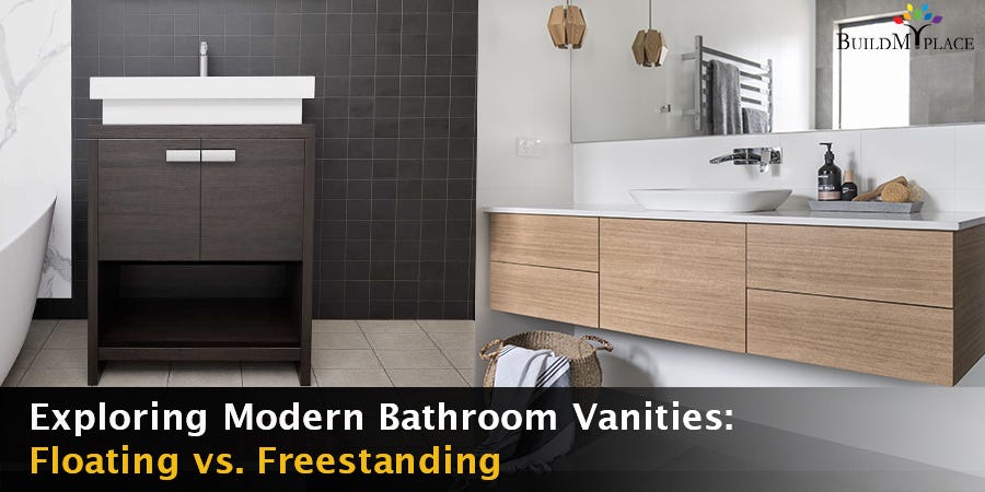 Exploring Modern Bathroom Vanities: Floating vs. Freestanding | by ...