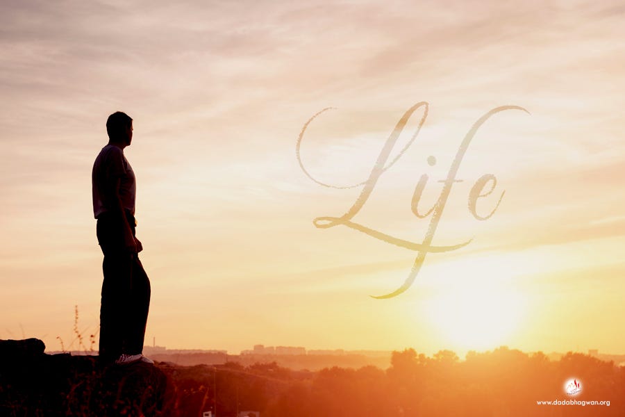 What does enjoying life mean?. Everyone enjoys life in their own…, by Dada  Bhagwan, Dada Bhagwan Foundation