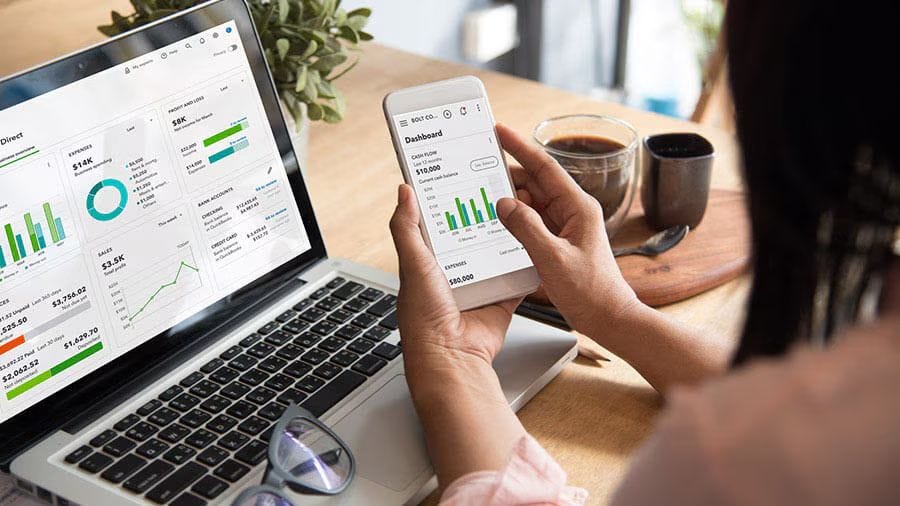 QUICKBOOKS ONLINE ALL IN ONE BUSINESS SOLUTIONS visual data 2