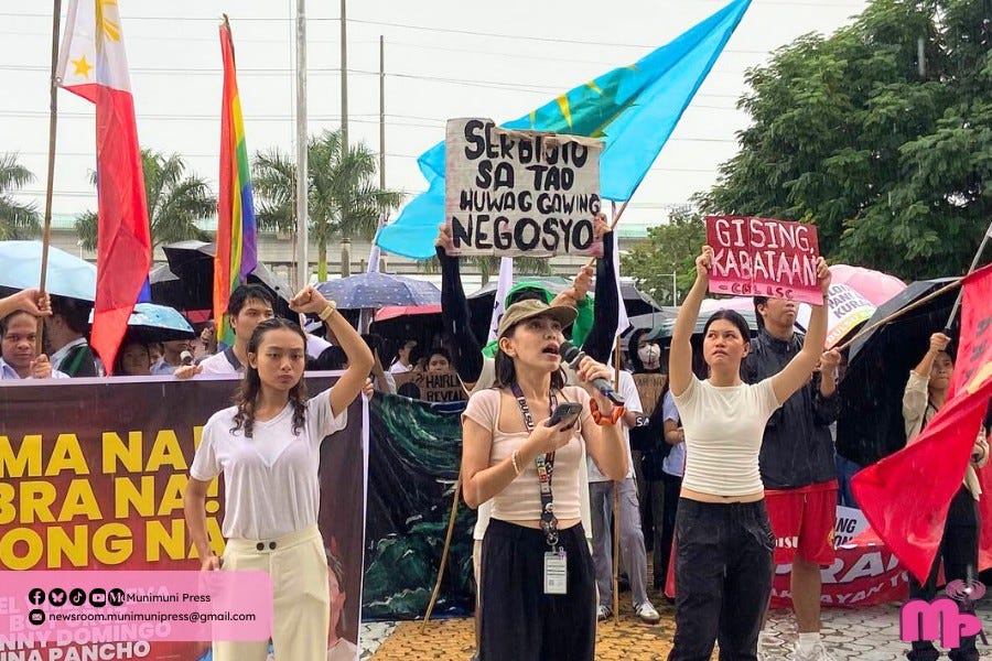 “KICK BACK LABAN SA KORUP”, BULSU STUDENTS PUSH FOR ACCOUNTABILITY FOR FLOOD CONTROL