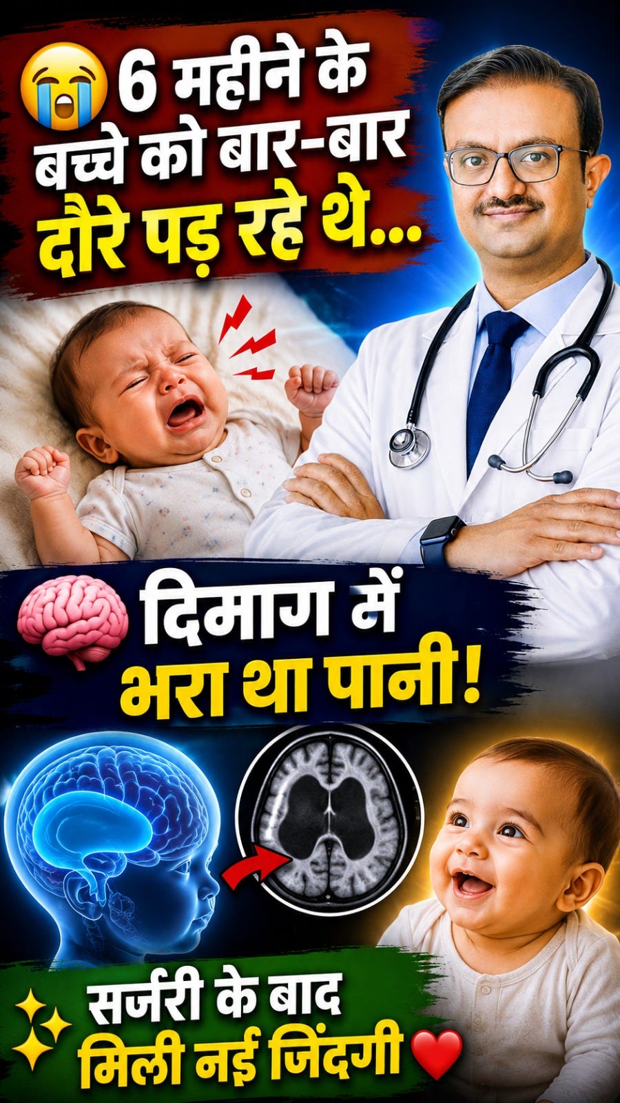 When a 6-Month-Old Baby’s Brain Was Filling With Water — A Surgeon’s Story”