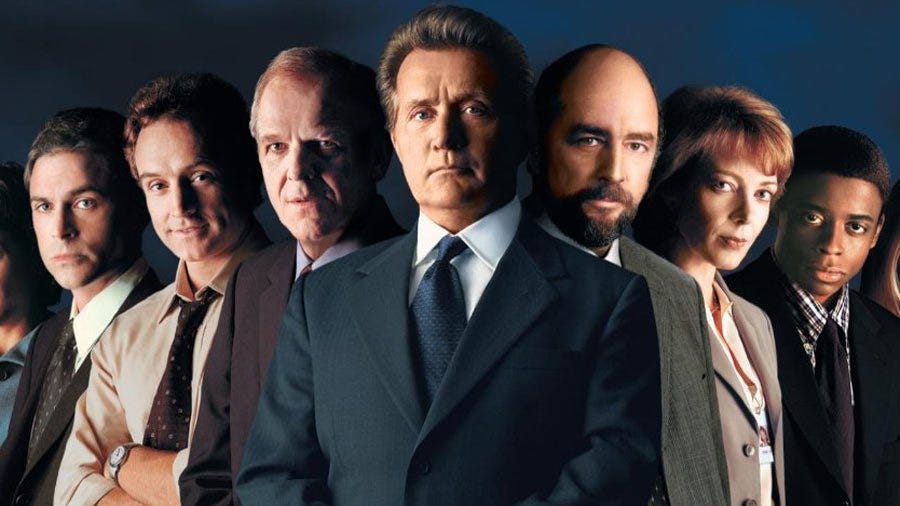 My 10 Best TV Shows Of All Time. The West Wing | by Matt Alcock | Medium