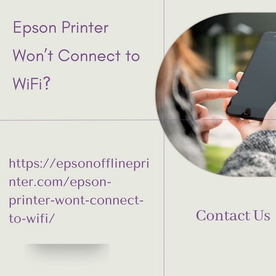 How to Fix Your Epson Printer if It Won’t Connect to WiFi Epson