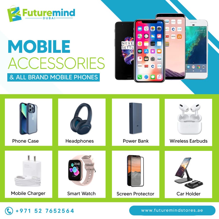 What are the advantages of using mobile accessories? | by  Futuremindstoredubai | Medium