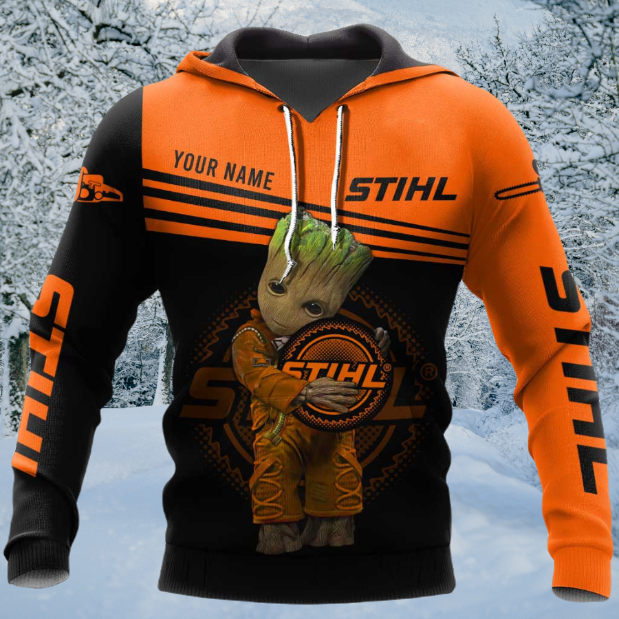Personalized STIHL Chainsaw The Groot Hoodie