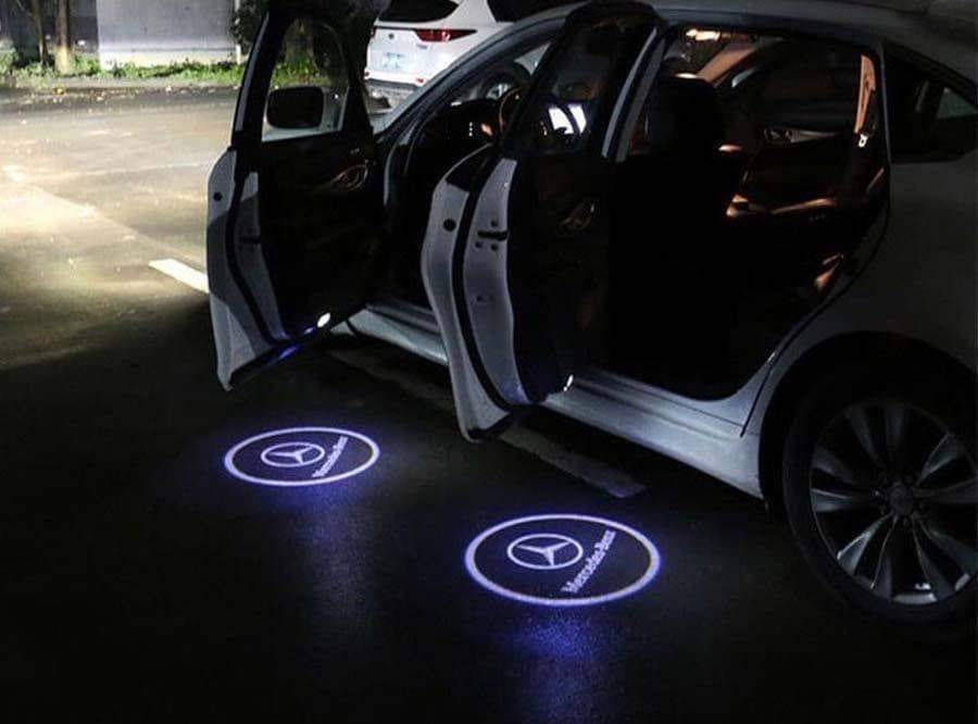 LED Mercedes Logo Projector Ownsilent.International Medium