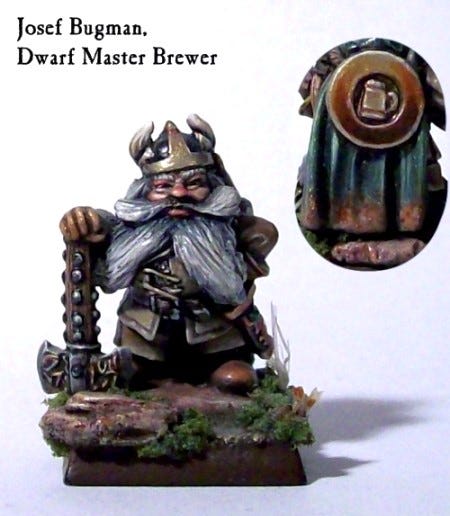 CITADEL WARHAMMER OOP 1980s RRD1 BUGMANS DWARF RANGERS TROOPER A £5.99