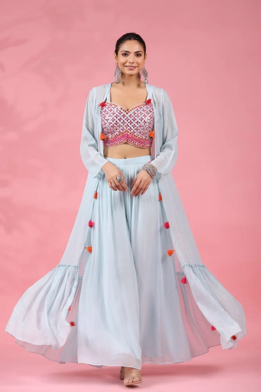 Fusion wear outfits for women in India - Folklore Collection