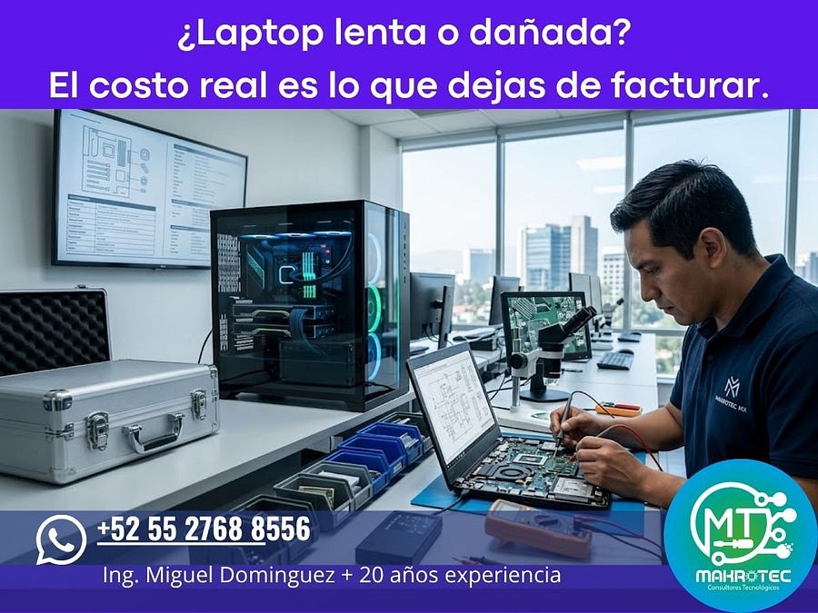 Guía técnica de mantenimiento y reparación de computadoras en 2026: Costos, fallas comunes y…