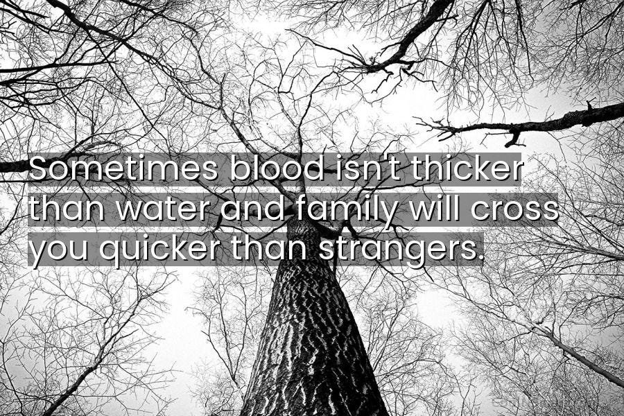 Is Blood Really Thicker Than Water? by Jenn A Lynch Medium