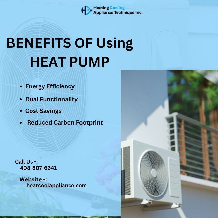 BENEFITS OF Using HEAT PUMP heatcoolappliance Medium