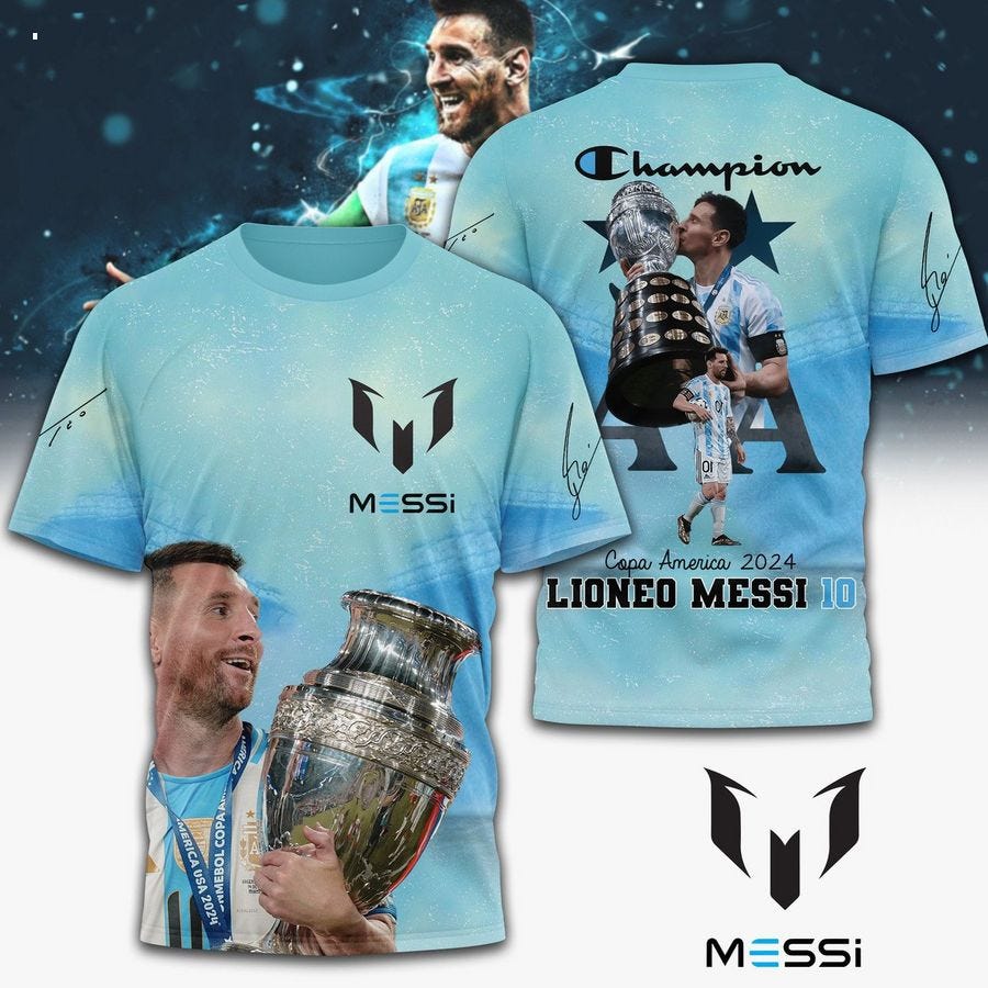HOT Messi Champion Copa America 2024 Shirt | by Fashion Forward 2024