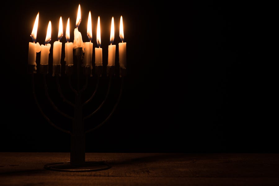 THE POWER OF THE EIGHTH CANDLE. In the Beit Hamikdash, the Menorah was