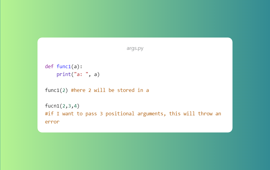 Let’s understand: *args and **kwargs! | by Priyachandani | Medium