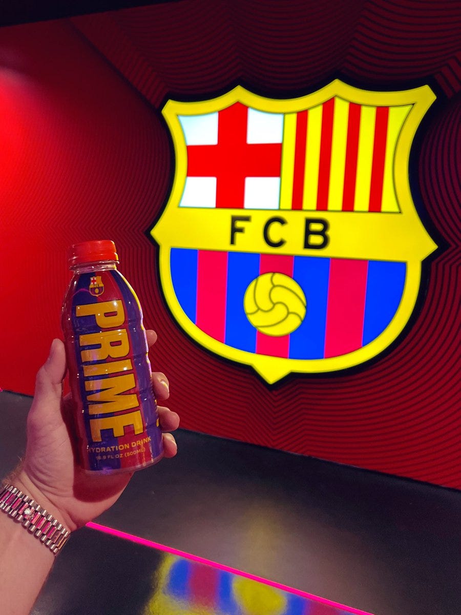 PRIME is FCBarcelona's Official Energy Drink, by Ben Baiju