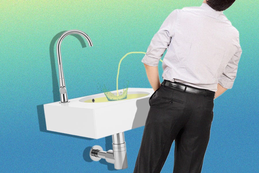 Toward a Grand Unifying Theory of Why Men Pee in the Sink | by John  McDermott | MEL Magazine | Medium