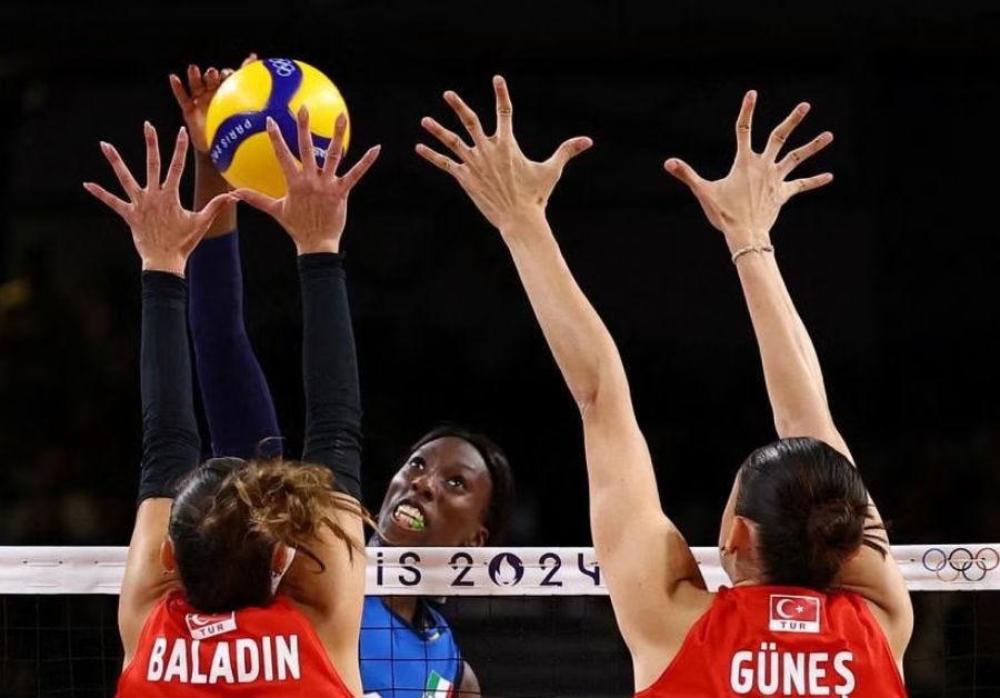 🥀⚾Women Paris Olympic Volleyball Finals 2024🥎🌹 followme by Sports 24