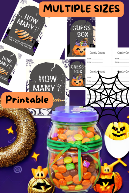 Guess How Many Printable Halloween