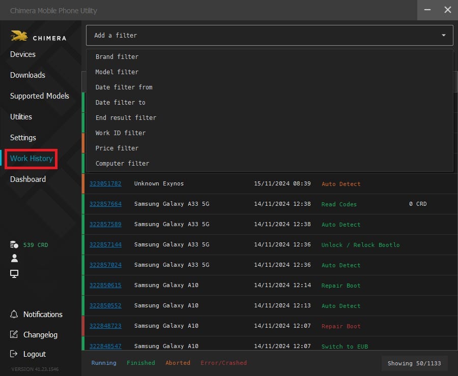Chimera Tool v47.01.0936