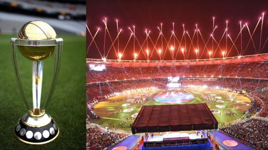 Cricket World Cup 2023 Opening Ceremony by Zainabshazain Oct, 2023