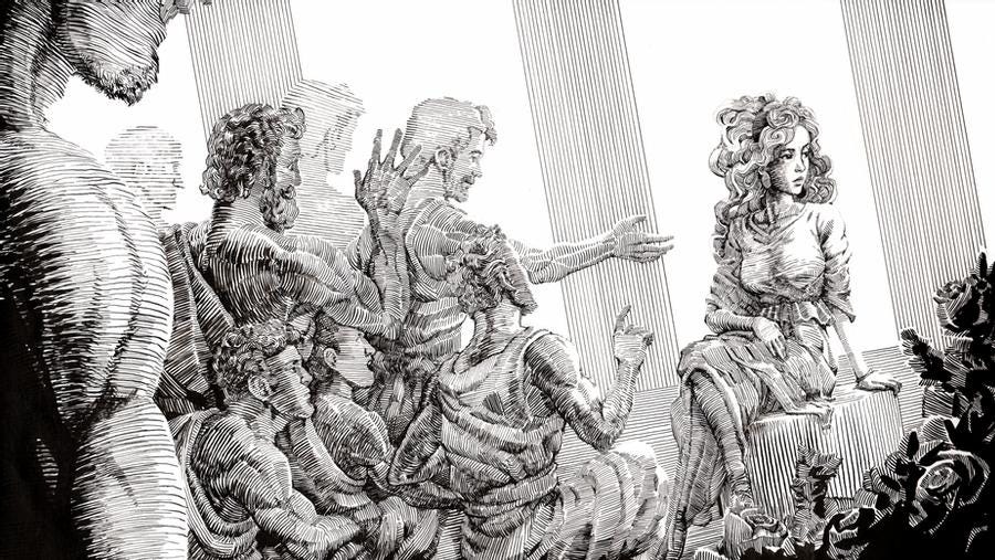 Book 1: Athena Inspires the Prince — The Odyssey | by Eric Herod | Medium