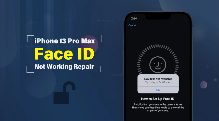 iphone 13 pro max can't set up face id