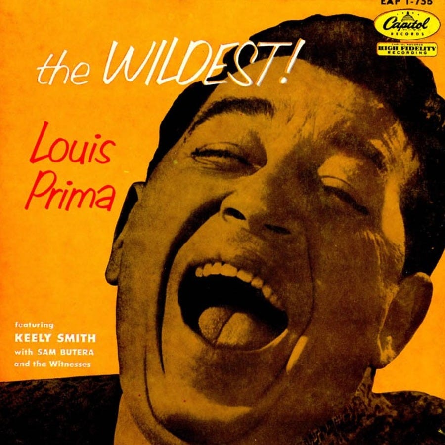 Louis Prima The King Of Clubs Record Album Vinyl LP