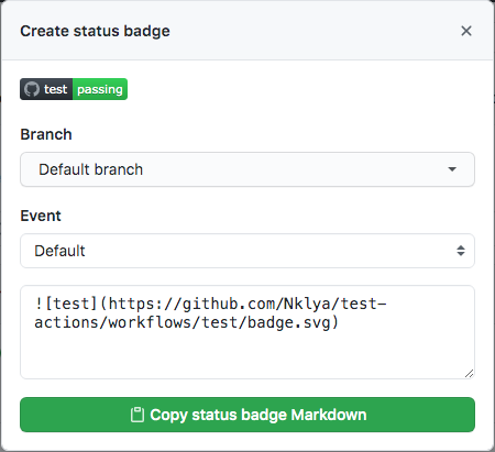 Badge appears cached and not updating in readme.md · Issue #10 · CultureHQ/ github-actions-badge · GitHub