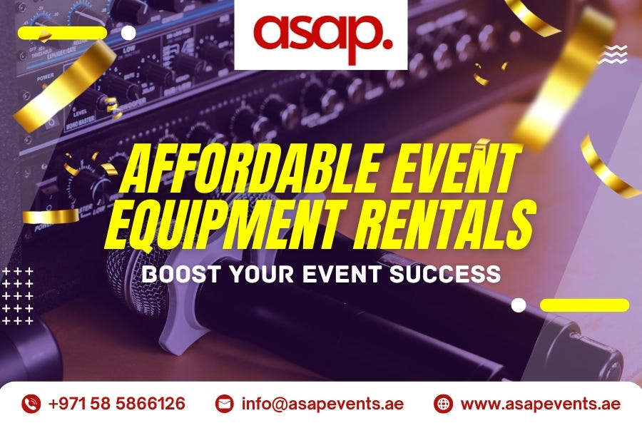 Affordable Event Equipment Rentals: Boost Your Event Success