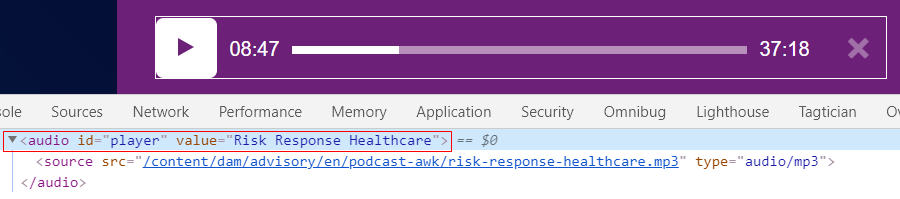 HTML5 Audio Tracking using Adobe Launch