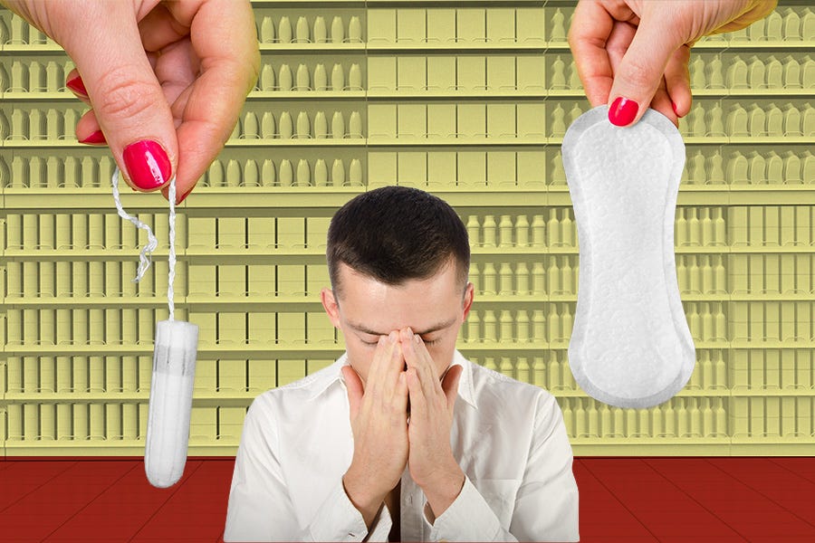 The Boyfriend’s Guide to Buying Tampons by Sharone Carmona MEL