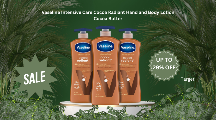 Transform Your Skin with Vaseline’s Cocoa Butter ElixirTarget Coupon