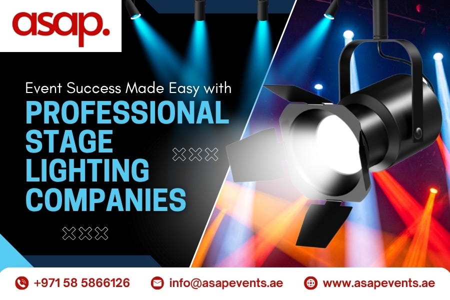 Event Success Made Easy with Professional Stage Lighting Companies