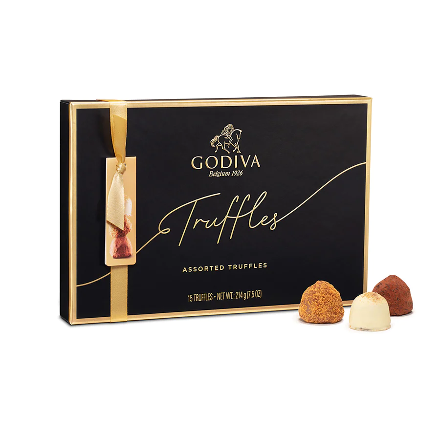 SIGNATURE CHOCOLATE TRUFFLES GIFT BOX, 15 PC. Amina Ali Medium