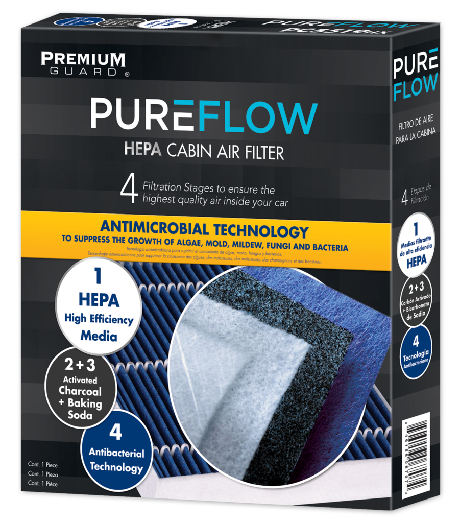 Hepa Car Air Filter Pure Flow Medium