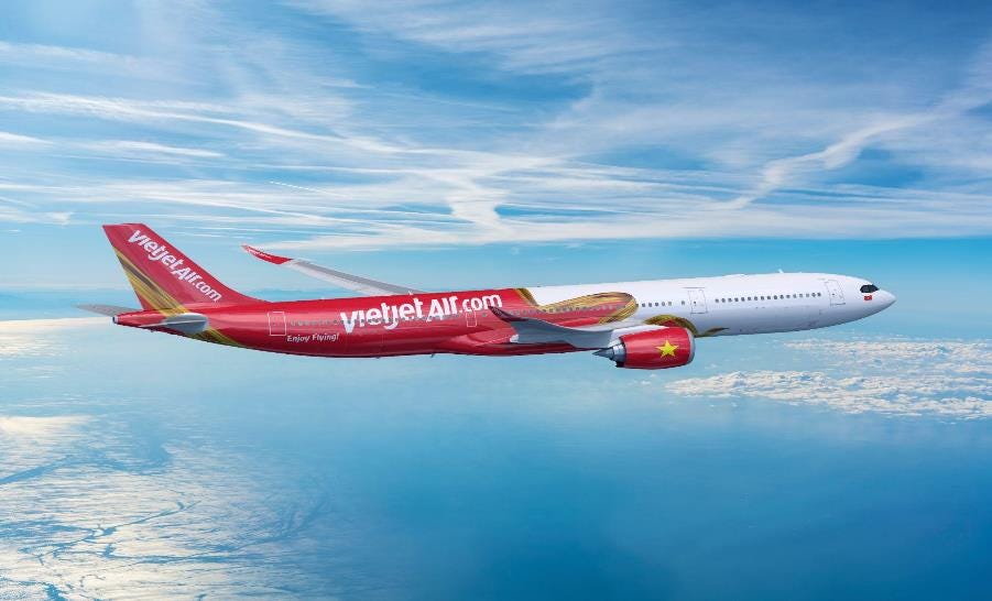 Vietjet to order 20 A330neo widebodies เวียตเจ็ทแอร์สั่งซื้อเครื่องบินA330–900 จำนวน 20 ลำ