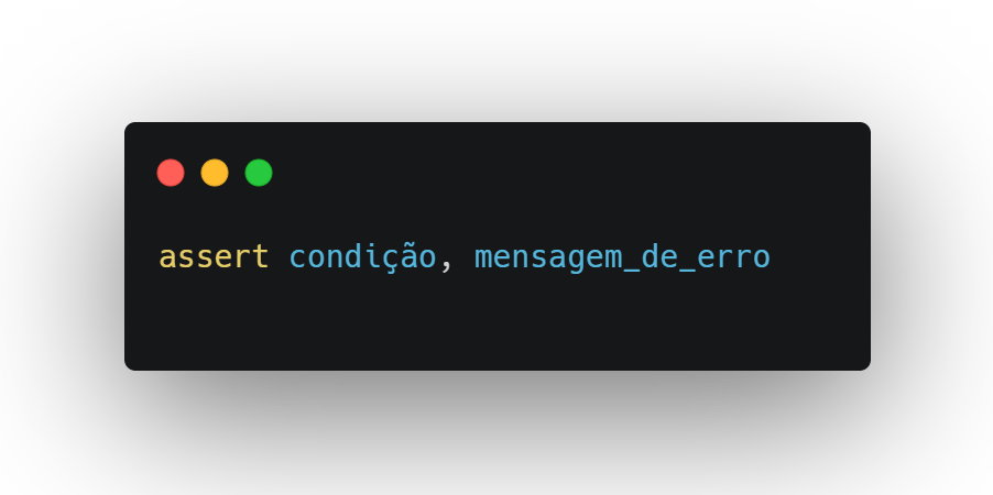 study with me — assertions. As “assertions” (afirmações) em Python ...