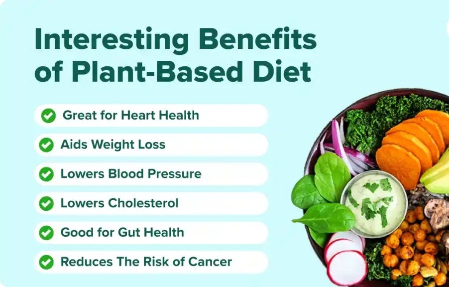 Plant-Based Diets: Health Benefits and Environmental Impact | by Kinza ...